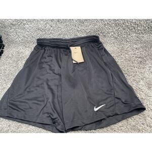 Mens Nike Dri Fit Running Shorts Color Black Football Soccer Sports Size M New